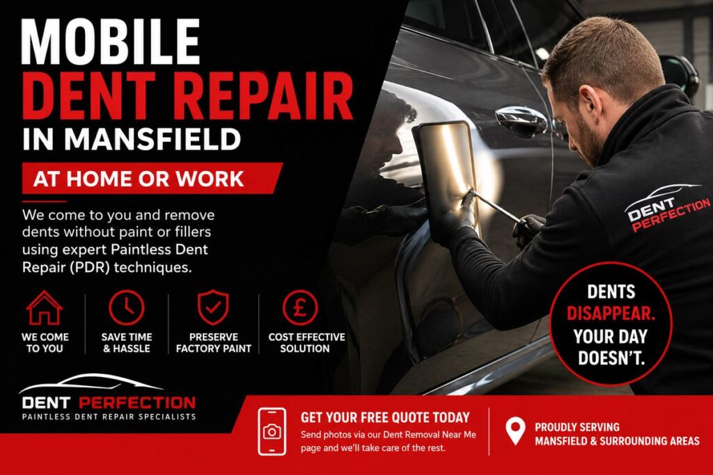 mobile dent repair Mansfield